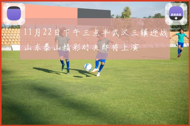11月22日下午三点半武汉三镇迎战山东泰山精彩对决即将上演
